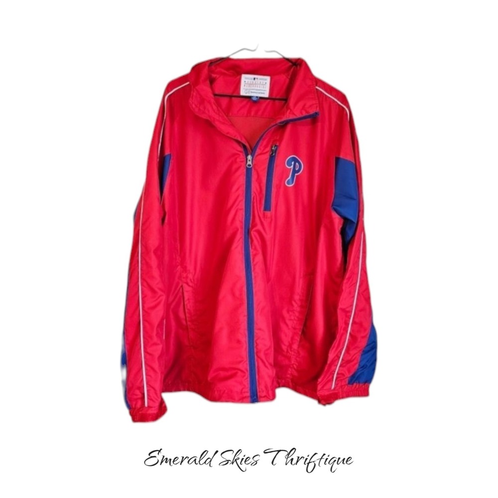 G-III Philadelphia Phillies Windbreaker Jacket Men's large